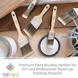 INFINITI ELEMENTZ Premium Paint Brushes, Set of 5 - Infiniti Elementz
