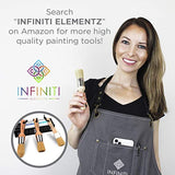 Infiniti Elementz Artist Apron for Women and Men Adjustable Canvas Apron with Pockets - Infiniti Elementz
